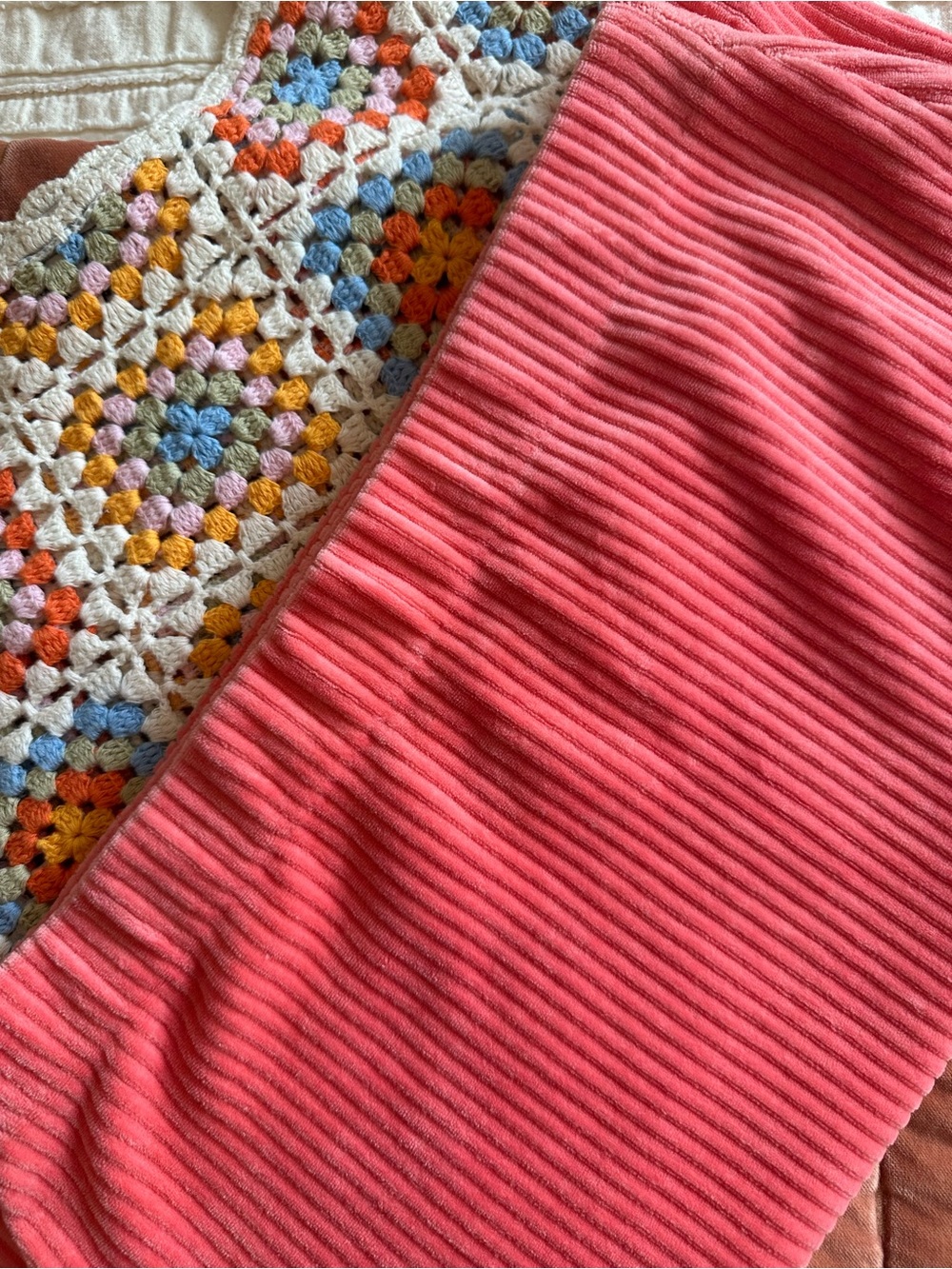 Free People Helen Prairie Rose Ribbed Midi Skirt - Picture 3 of 7